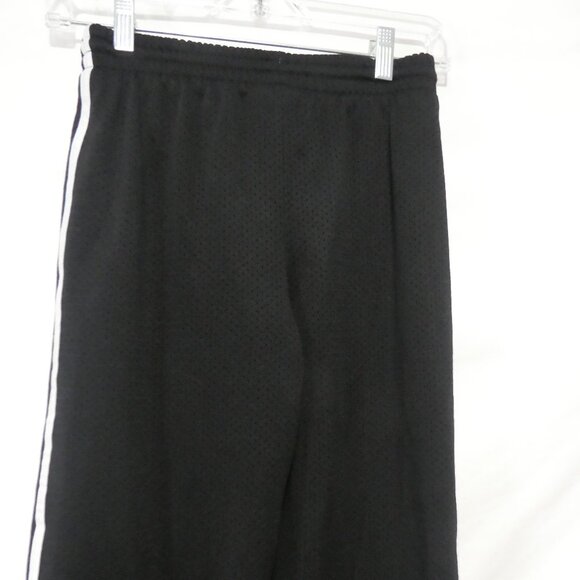 GAP KIDS | medium (8) | Black Exercise Pants | White Stripe Sides | Pockets - Picture 13 of 16
